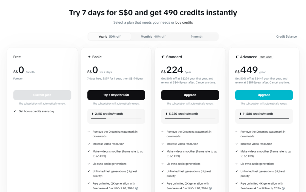 seedance 2.0 official pricing