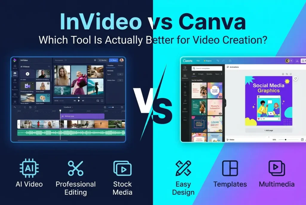 InVideo vs Canva Which Tool Is Actually Better for Video Creation