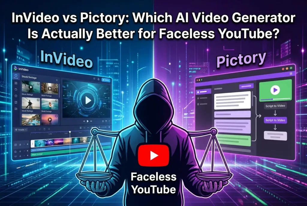 InVideo vs Pictory Which AI Video Generator Is Actually Better for Faceless YouTube