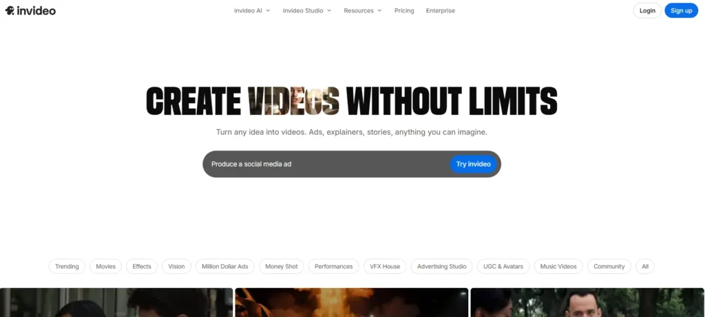 invideo home
